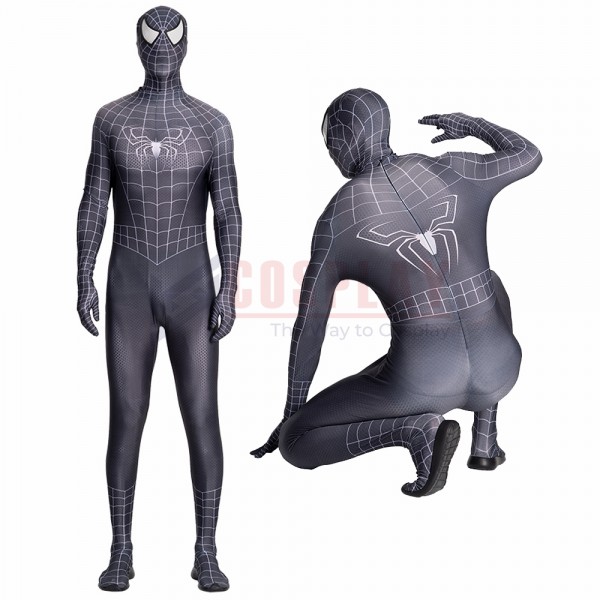 Eddie Block Black Venom Spider-man 3 Spandex Cosplay Costumes