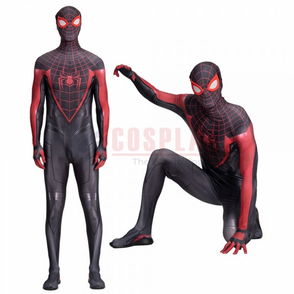 Spider-man ps5 Miles Morales Spandex Cosplay Costumes