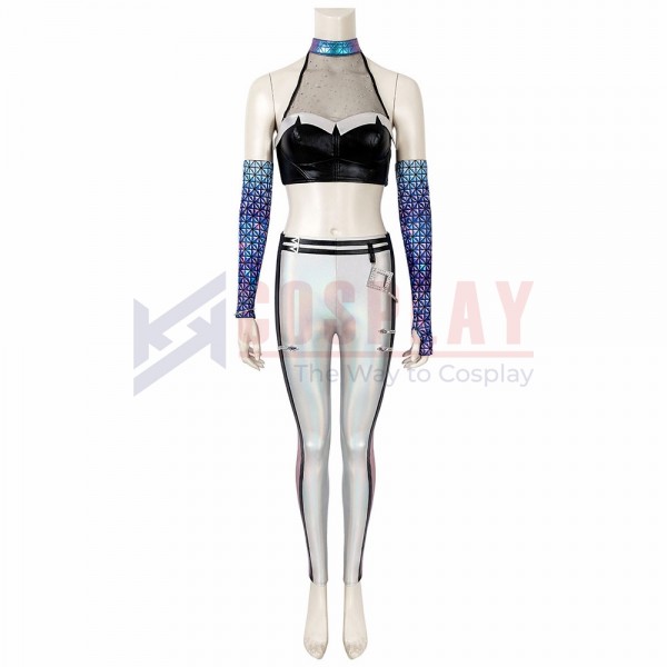 KDA Kai'Sa Cosplay Costume KDA All Out Artificial Leather Cosplay Outfits