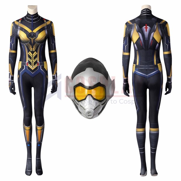 Hope Wasp Cosplay Costumes Ant-Man and the Wasp Quantumania Spandex Jumpsuits