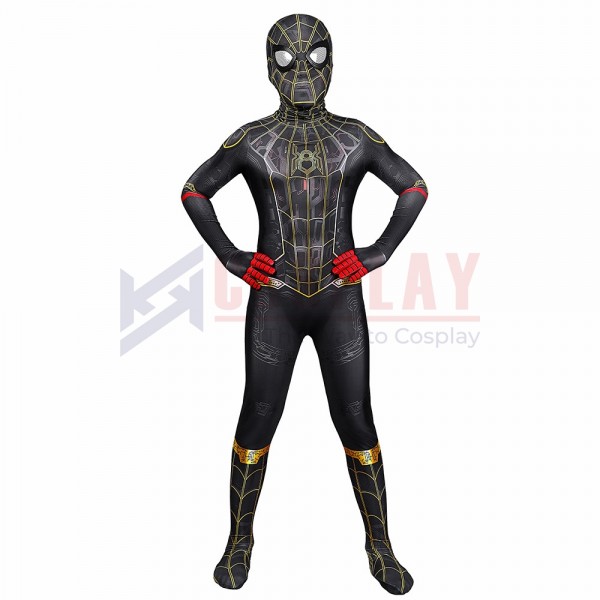 Kids Spider-man Cosplay Costume No Way Home Peter Parker Cosplay Suit Ver.2