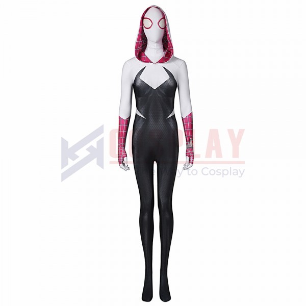 Female Gwen Stacy Across The Spider-Verse Cosplay Costumes