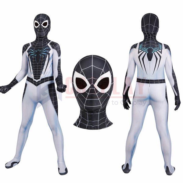 Kids Spider-Man PS5 Negative Suit Spandex Cosplay Costumes