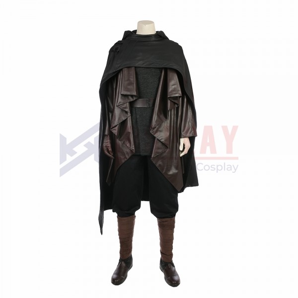 Luke Skywalker Costume Star Wars The Last Jedi Black Costumes