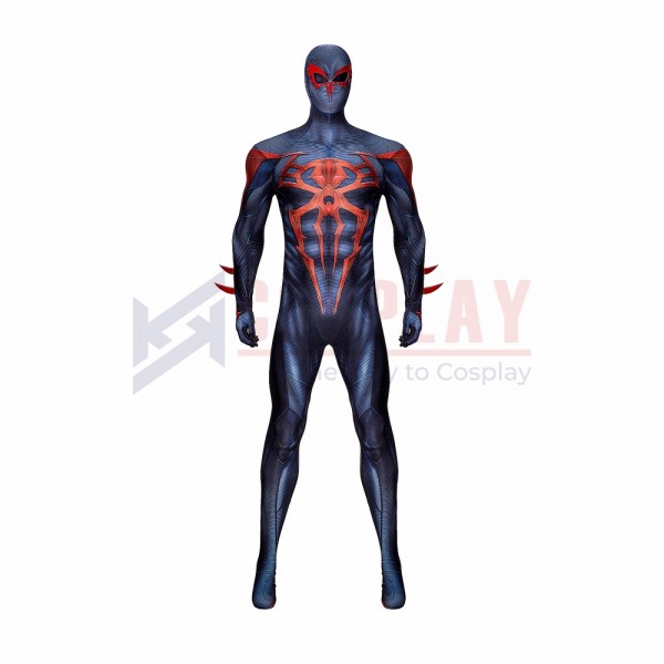 Spiderman 2099 Miguel O'Hara Cosplay Costumes V2 Edition