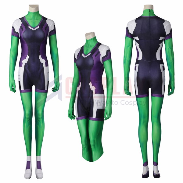 She-Hulk Cosplay Costumes Spandex Jumpsuits