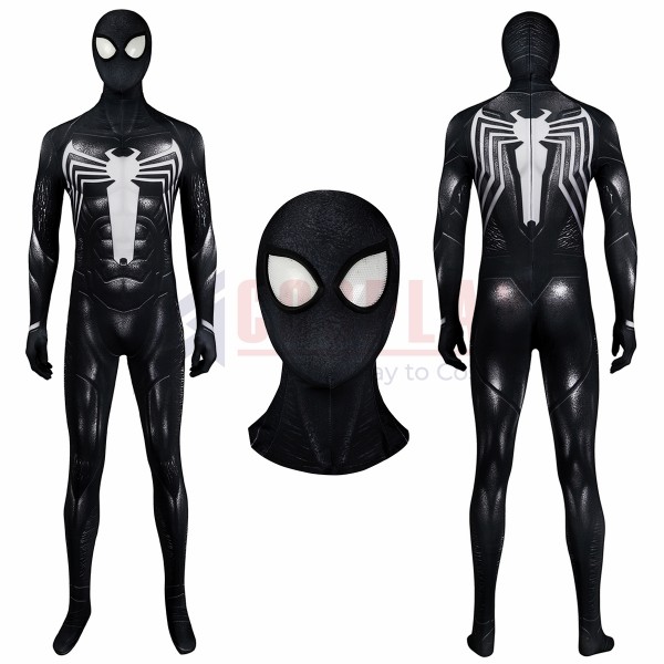 Spiderman 2 Venom Cosplay Costumes Spandex Jumpsuits