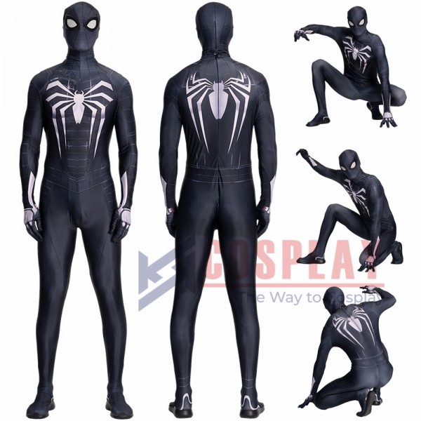 Spiderman PS5 Miles Morales Spandex Cosplay Costumes