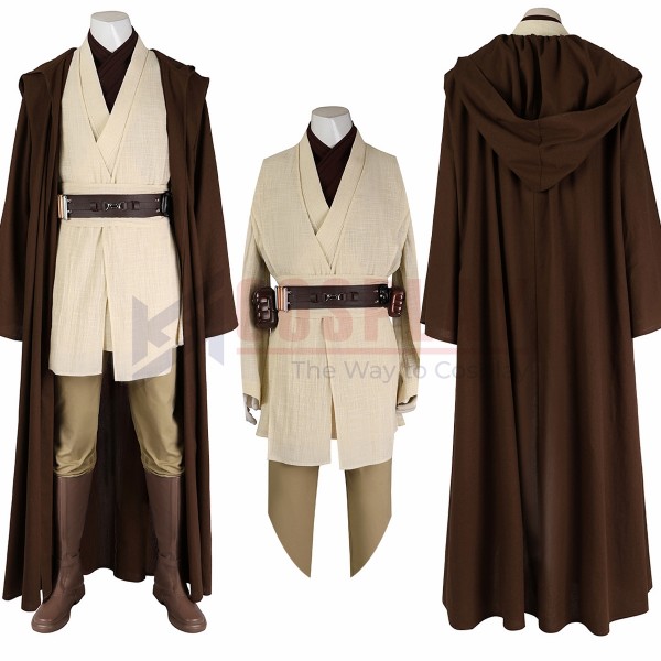 Star Wars Episode III Revenge of the Sith Obi-wan Kenobi Cosplay Costume