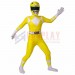 Kids Yellow Ranger Cosplay Costume Power Rangers Cosplay Zentai