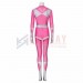 Power Rangers Costume Cosplay Mighty Morphin Pink Ranger Spandex Cosplay Suit